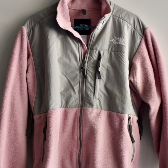 The North Face Sweaters - North Face light pink fleece zip up size L